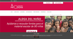 Desktop Screenshot of fundacionprodean.org